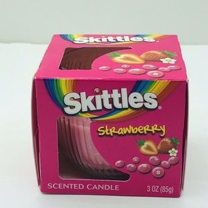 Starburst Scented Candle 3 oz Jar Strawberry Pink